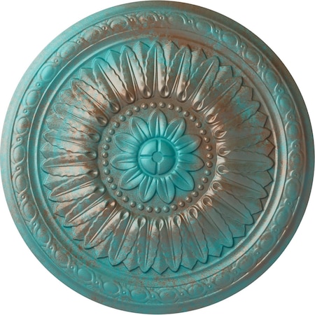Temple Ceiling Medallion (Fits Canopies Up To 9 1/4), 24OD X 1 5/8P